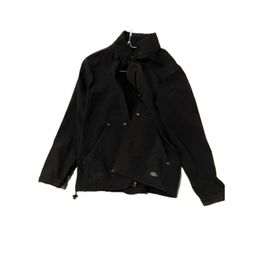 Storm By Dickies Full Zip Workwear Black Jacket Mens Medium